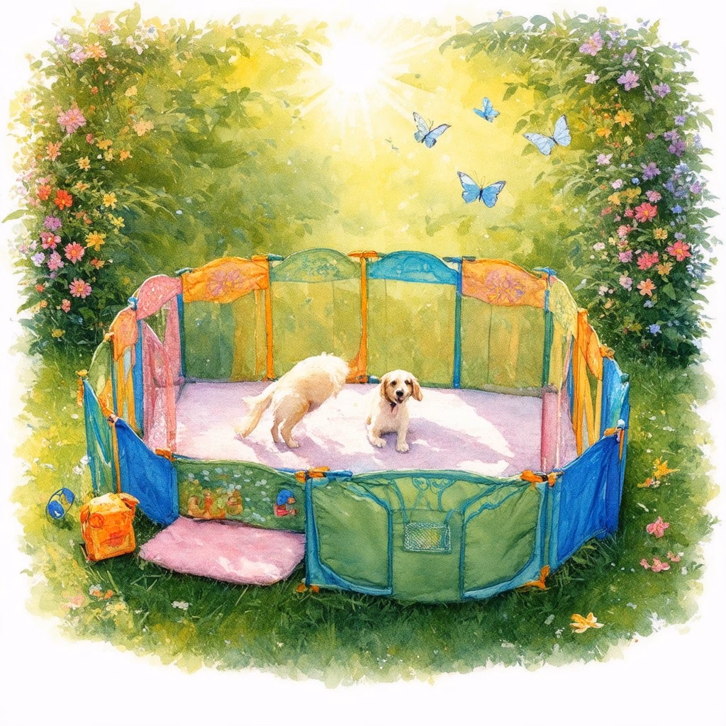 dog playpen 500552