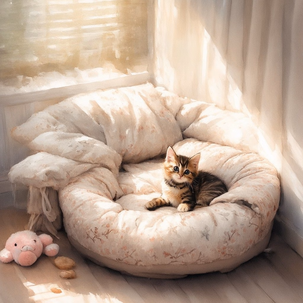 kitten bed 324334