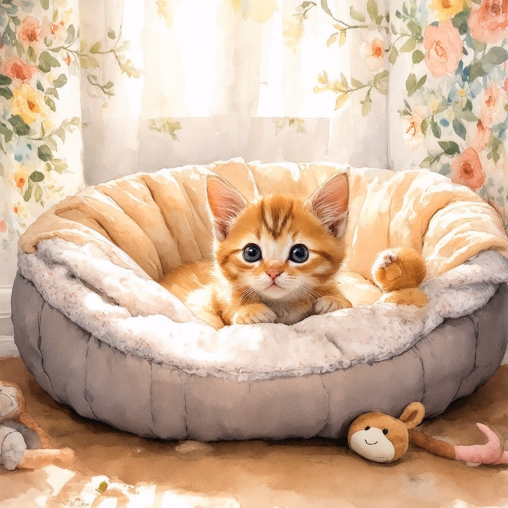 kitten bed 384694