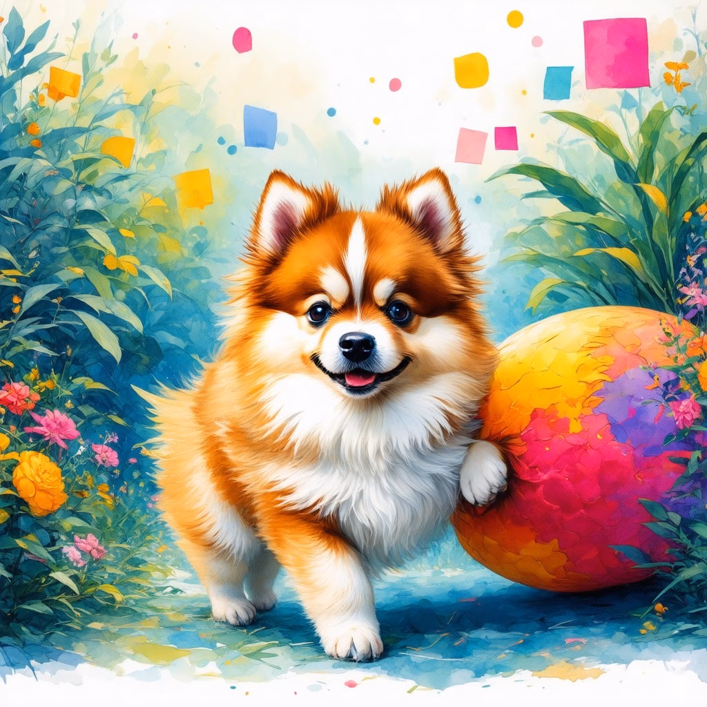 pomeranian husky 404582