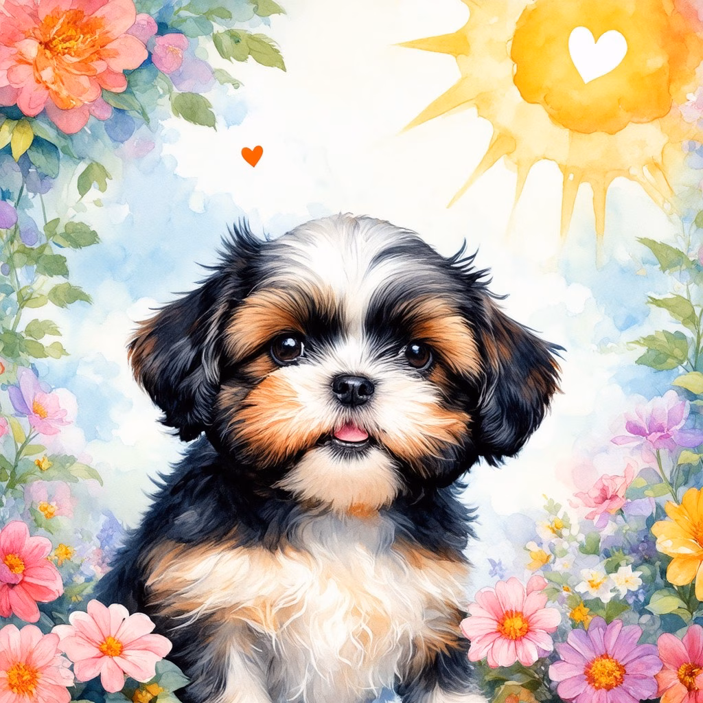 shih tzu puppies 409832