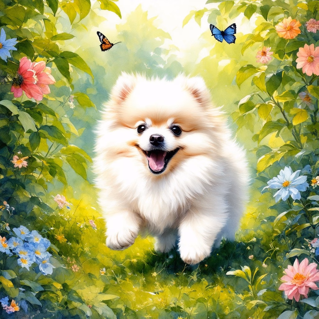 white pomeranian puppy 464050