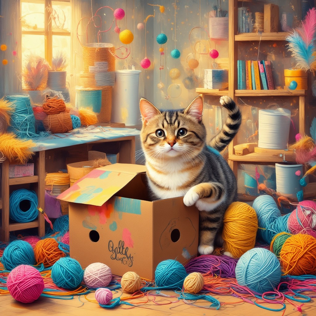 Creative DIY Cat Toys: Engaging Indoor Cats with Simple Crafts Using Cardboard, Yarn, and More 2 diy cat toys 443742