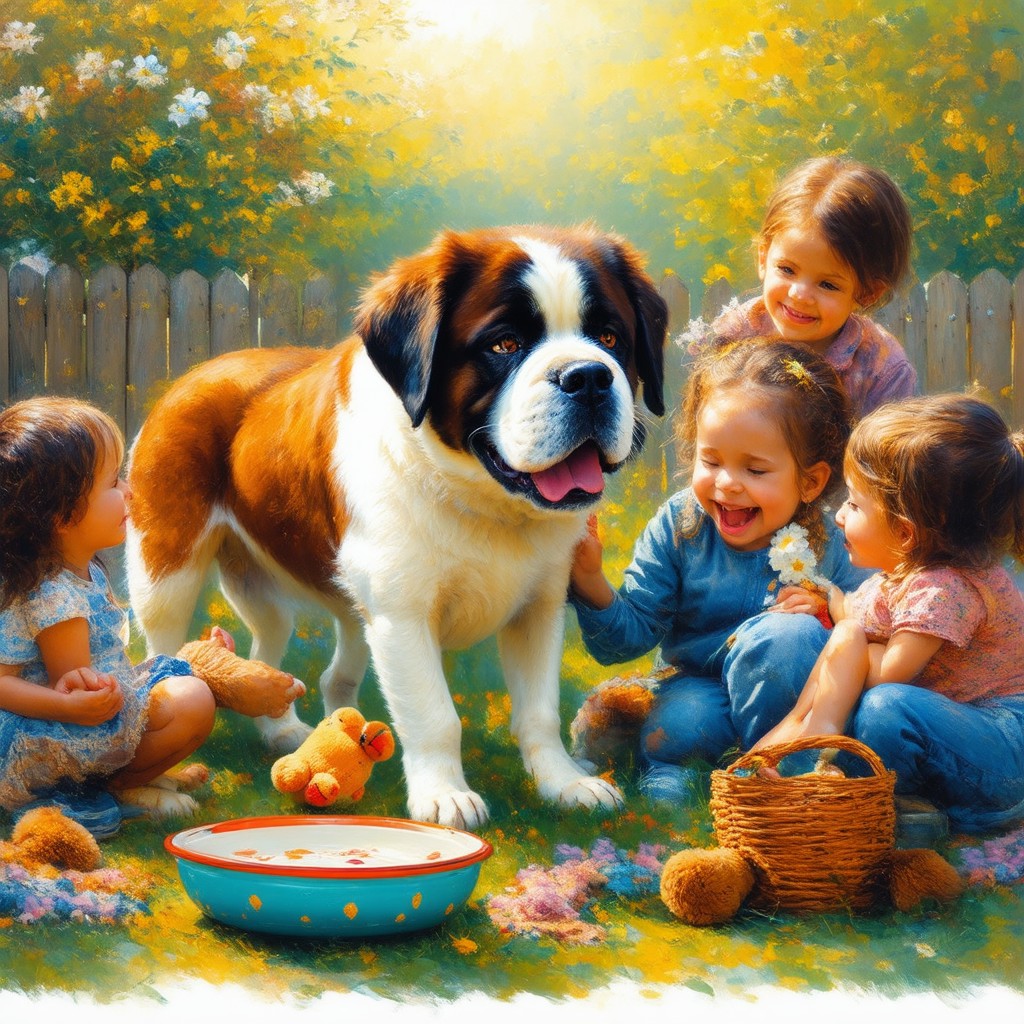 saint bernard dog 460662