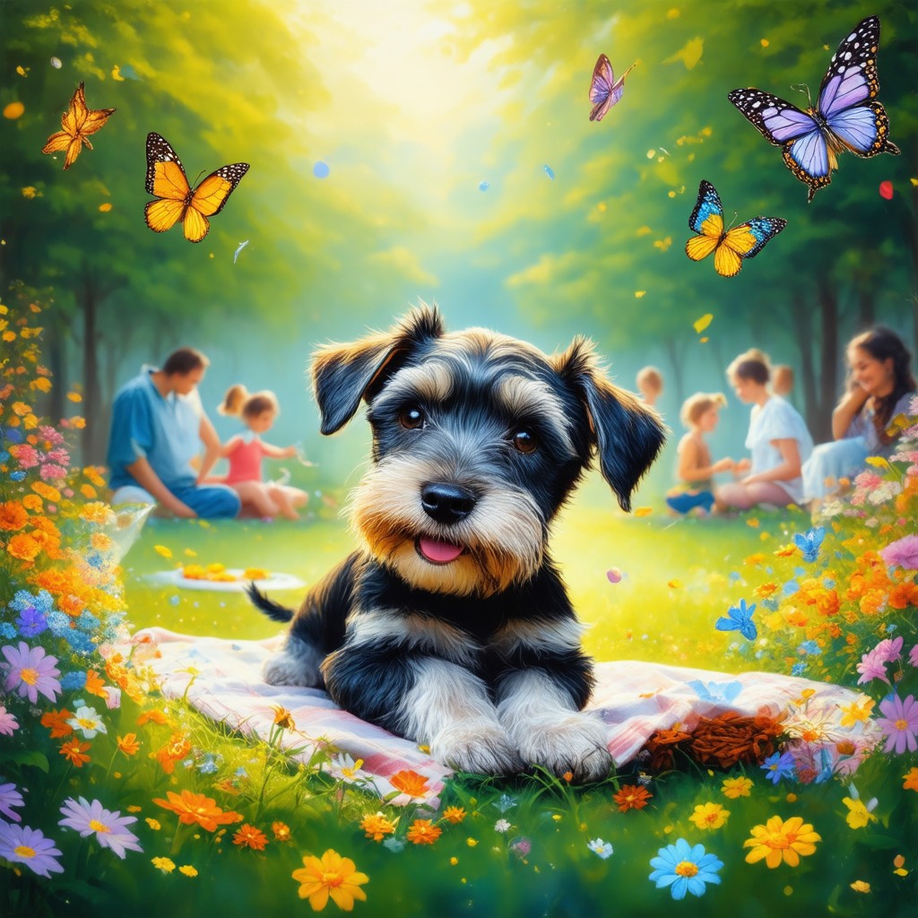schnauzer puppy 358119