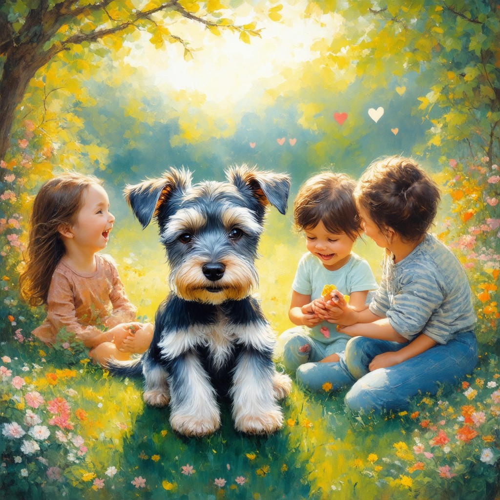 schnauzer puppy 458753