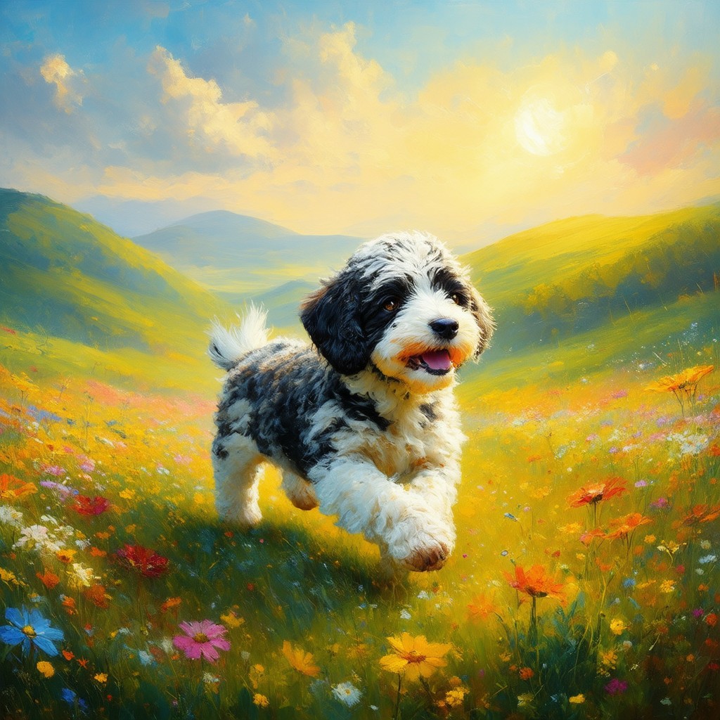 Sheepadoodle Puppies: Exploring Costs, Size, and Comparison with Goldendoodles While Unpacking the Reasons Behind Their Popularity and Barking Habits 2 sheepadoodle puppies 369027