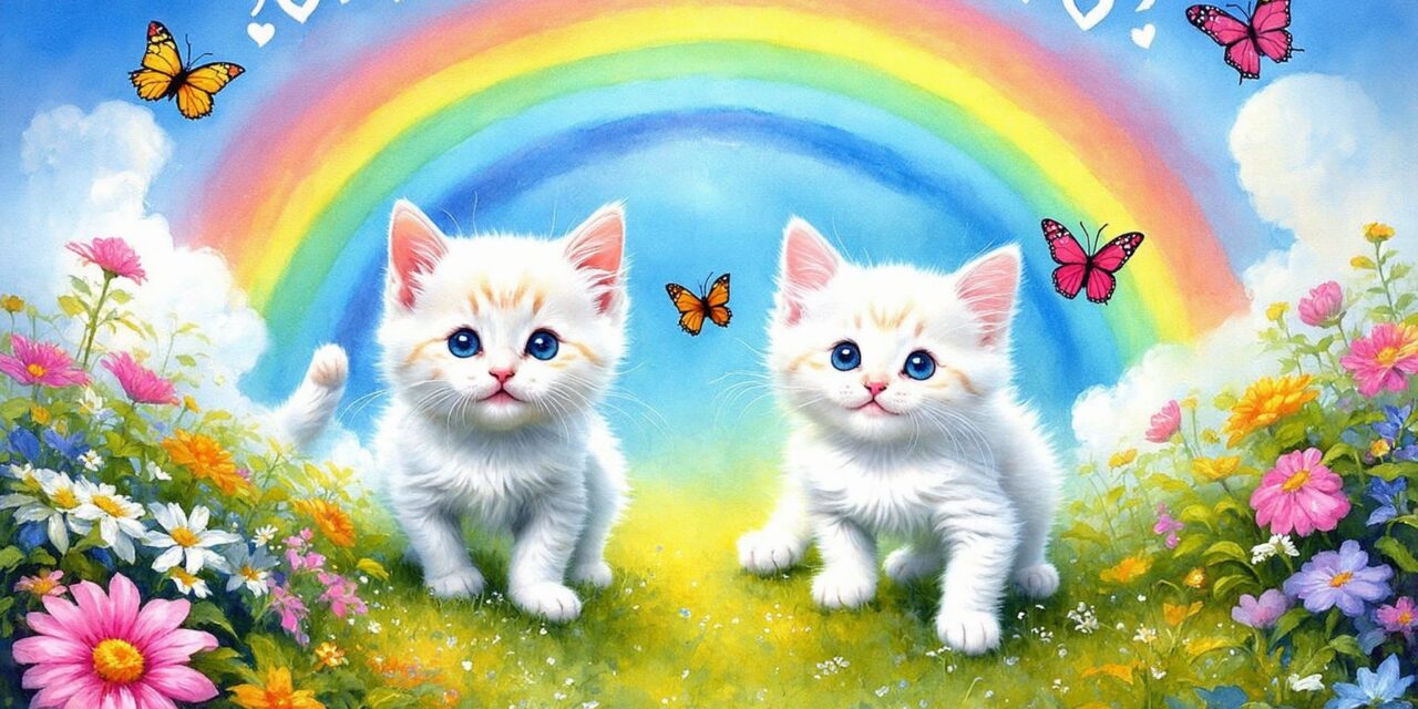 The Adorable World of Cute White Kittens: Caring for Your Fluffy Feline Friends