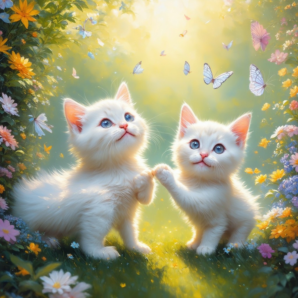 The Adorable World of Cute White Kittens: Caring for Your Fluffy Feline Friends 1 cute white kitten 326896