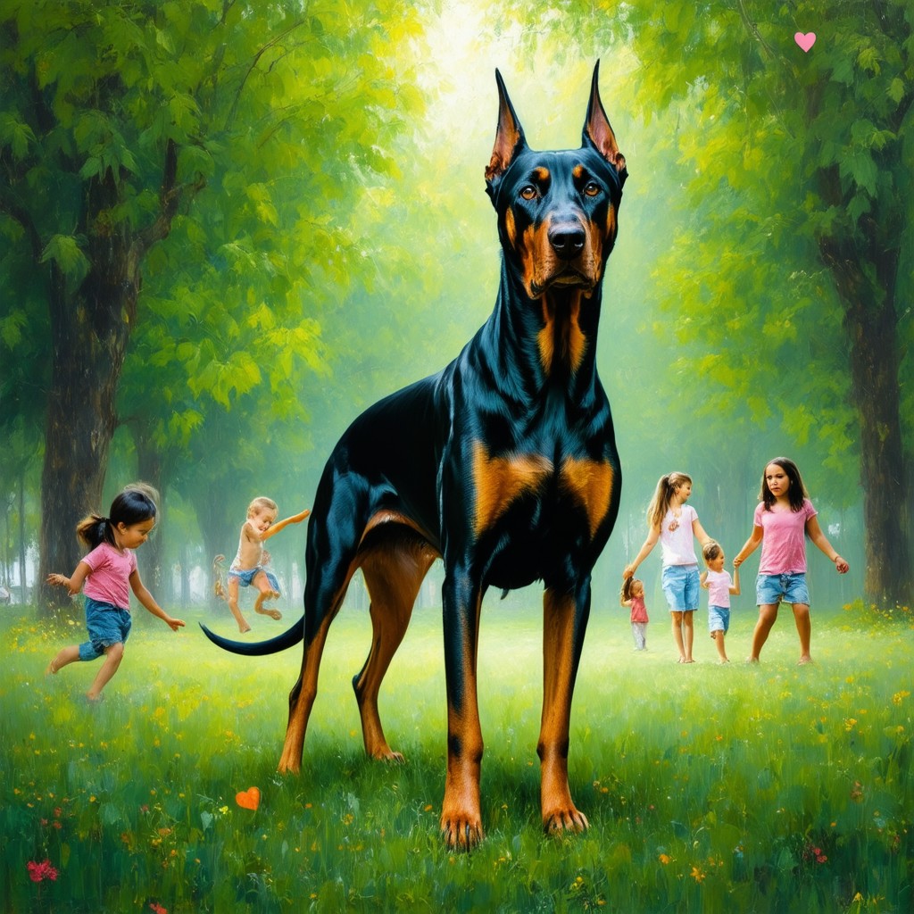 The Comprehensive Guide to Dobermans: Safety, Strength, Costs, and Why They're Still Great Family Dogs 1 doberman 381096