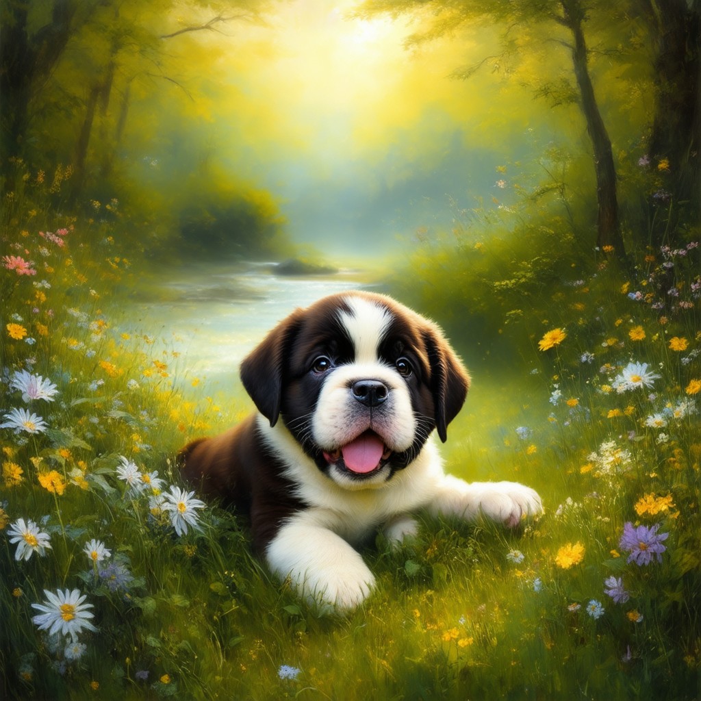 Everything You Need to Know About Saint Bernard Puppies: Cost, Care, and Choosing the Perfect Companion 2 saint bernard puppy 338809