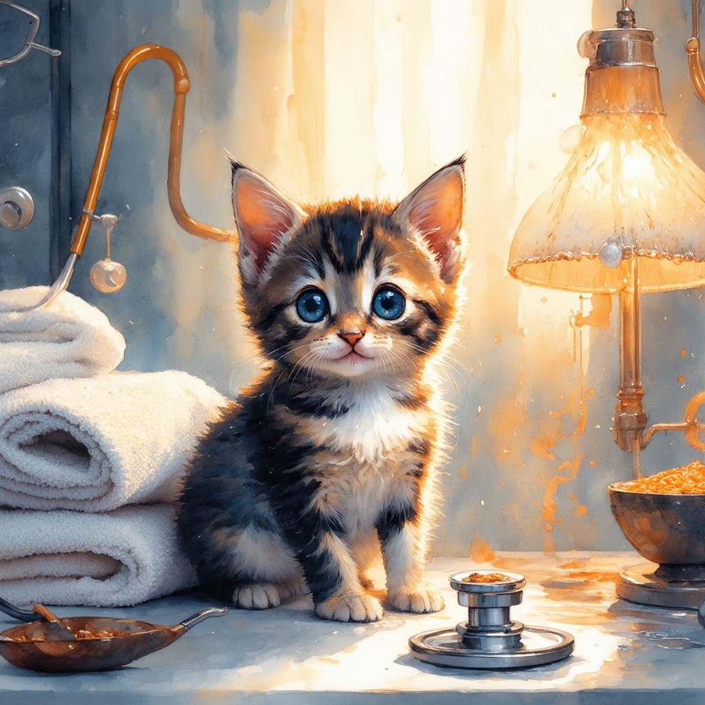 Essential Care Tips for Your Wet Kitten: Drying, Health Concerns, and the Best Wet Food Options 2 wet kitten 335586